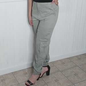 Women's Olive Cargo Pants